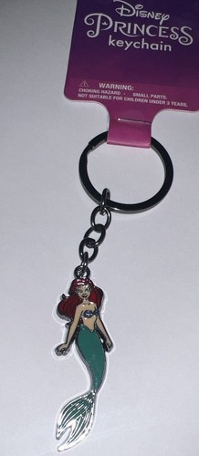 Disney Princess Keychain Ariel 4" Long Brand New Metal Original Ariel - Picture 4 of 7