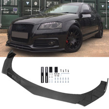 Frontspoiler Spoilerschwert  lippe Spoilerlippe Carbon Für Audi A3 8PA Facelift