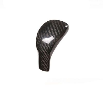 Real Carbon Fiber Gear Shift Knob Trim Cover For Toyota Alphard Vellfire 2015-20