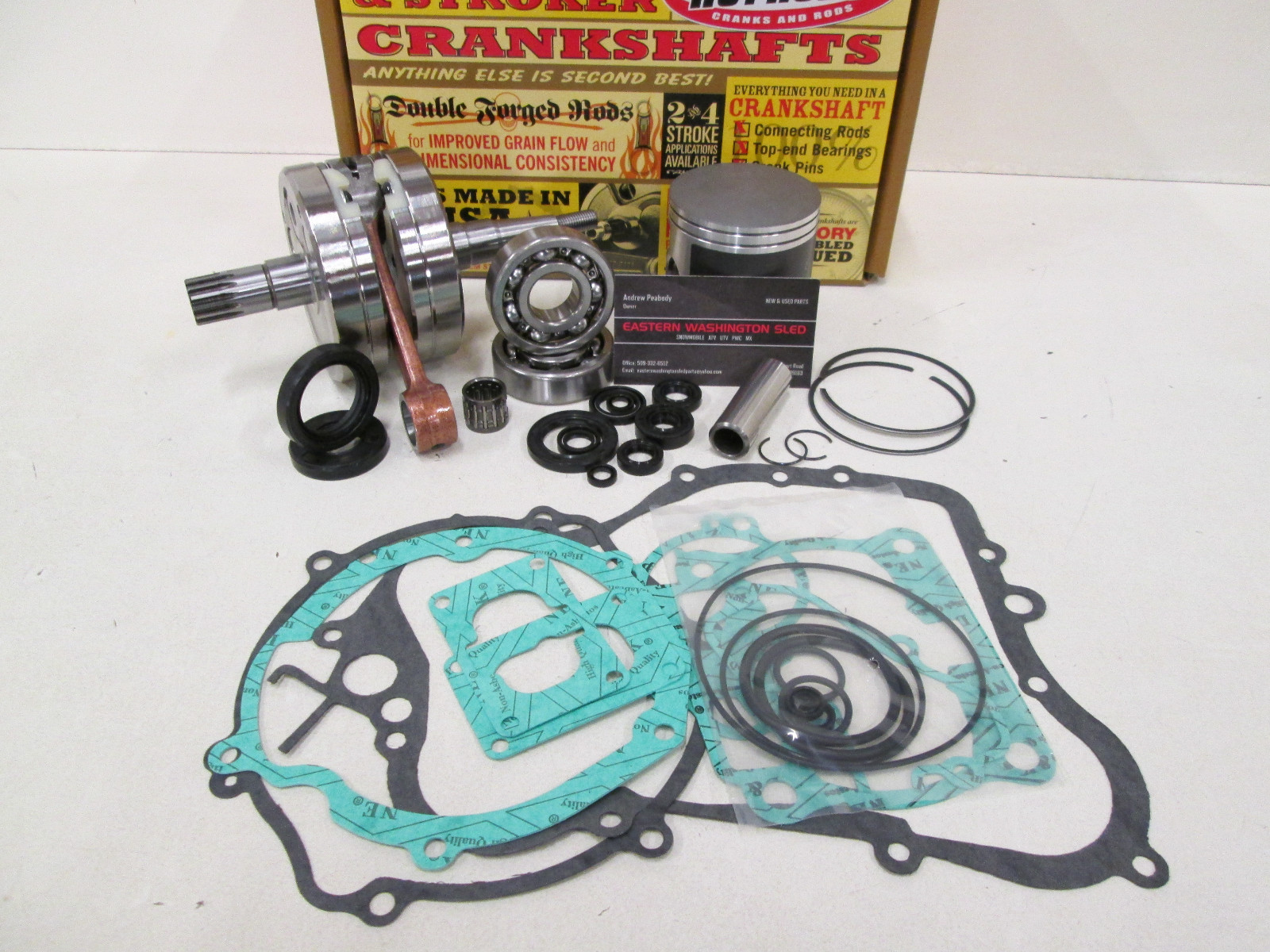 KTM 150 SX ENGINE REBUILD KIT CRANKSHAFT, NAMURA PISTON, GASKETS 2009-2013