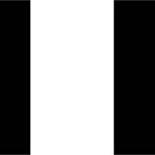Timney Fowler - Marquee Stripe - Black & White - Fabric Remnant - 140cm x 60cm