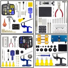 Watch Repair Tool Kit Case Opener Link Remover Spring Bar Tool Set Carrying Case