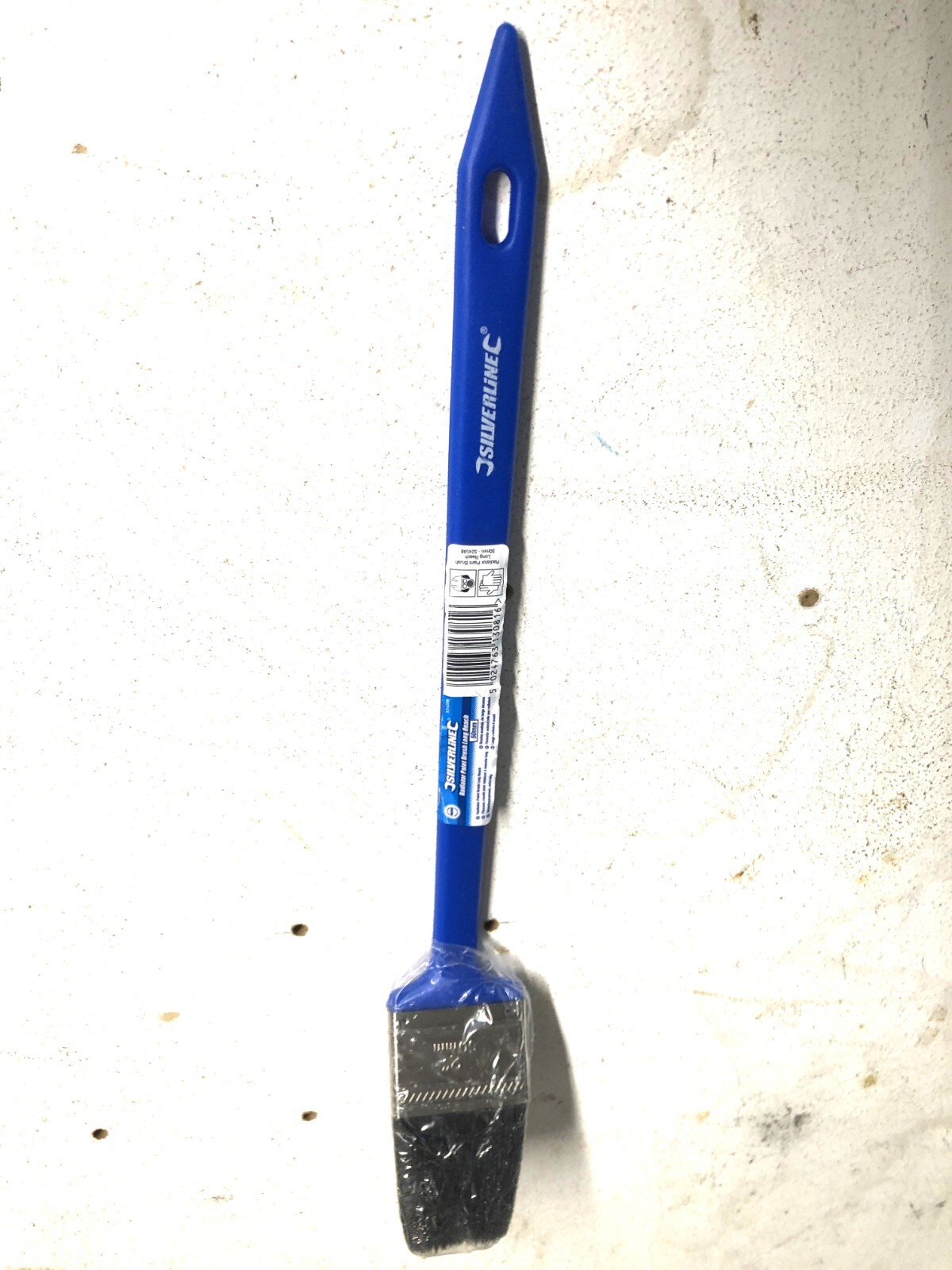 Long Reach Radiator Paint Long Brush 50mm (2"") Angled Head Mixed Bristle Gloss