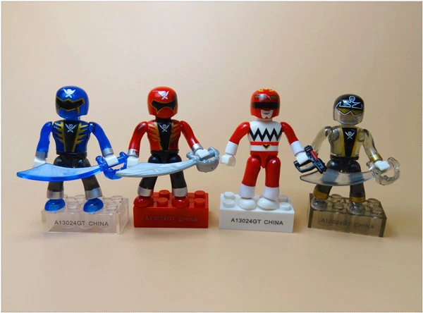 LOTE DE 7 minifiguras Bloks Power Rangers Super Megaforce 2" #WE3 Foto 3 de 4