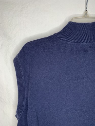 Callaway C-tech Vest Men’s XL Navy 1/4 Zip Pullover Preppy Outdoors Stretch Golf - Picture 7 of 14