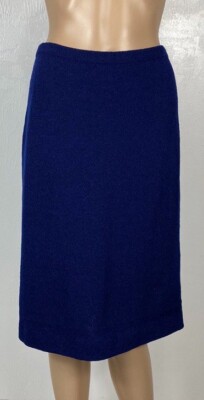 koto Barbara Koto Vintage Navy Blue Pull On Midi Skirt Size S | eBay