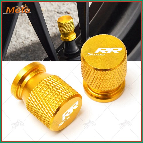 CNC para BMW S1000RR S1000R S1000RR 2 piezas Válvula de neumático Puerto de aire Vástago Cubierta Tapón Enchufe - Imagen 17 de 25