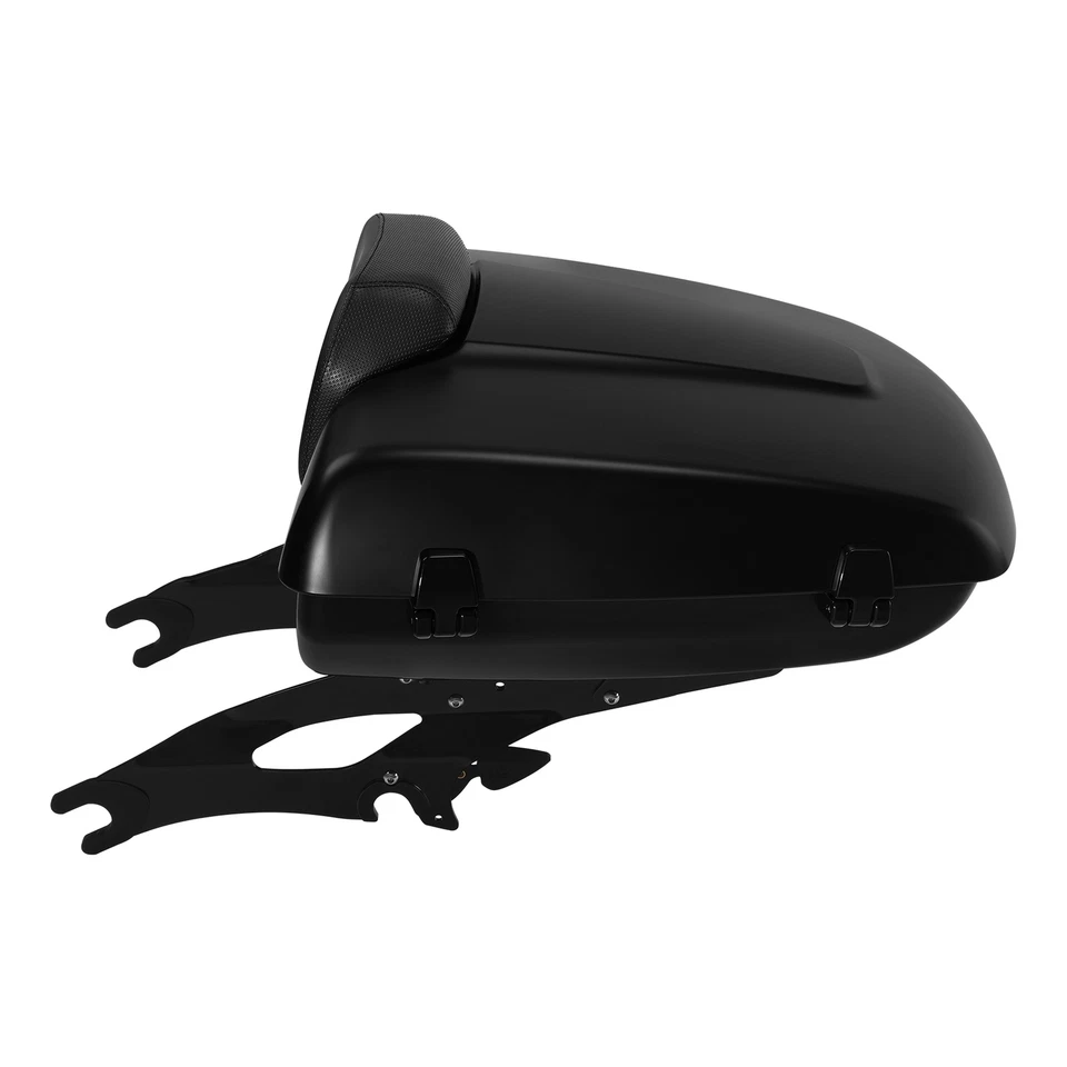 Matte Low Profile Trunk Backrest Mount Rack Fit For Indian Chieftain 14-25 - Image 2 of 4