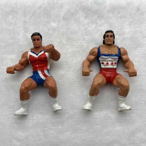 LOT (2) American Gladiators Nitro and Turbo Loose Action Figures Mattel 1991 - Picture 1 of 2