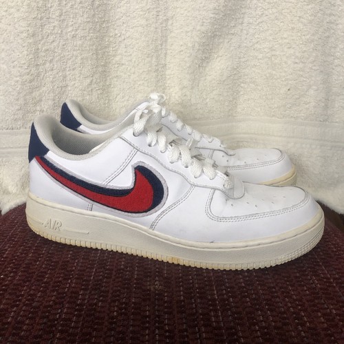 Size 8 - Nike Air Force 1 '07 LV8 Chenille Swoosh 2018 - 823511-106 - Picture 3 of 7