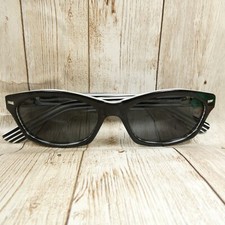 Polaroid Sunglasses Black White Striped Polarized - Edna PDP9104 55-17-145