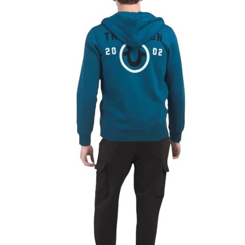 True Religion 2 Piece Fleece Sweatsuit Men's Size M Tracksuit Matching Outfit - Picture 8 of 9