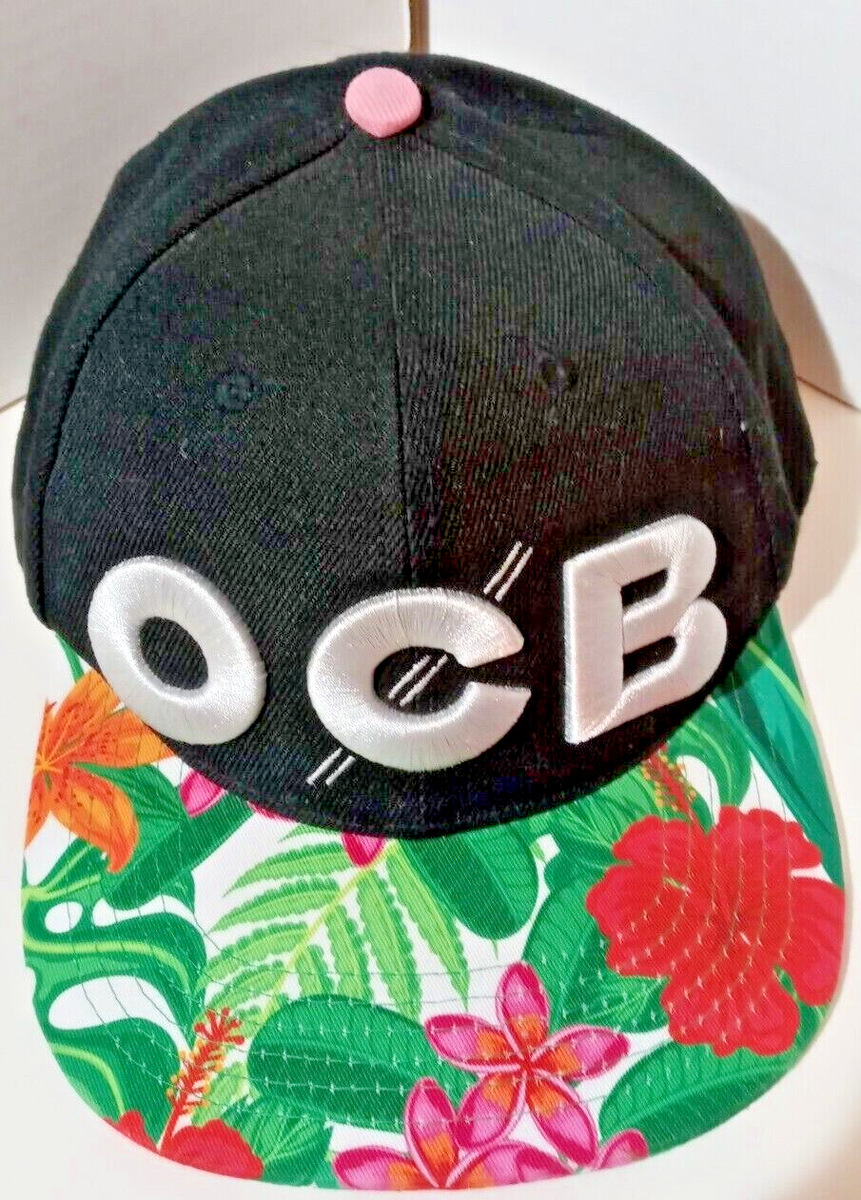 OCB Tropical Hat Cap Adjustable Snapback Embroidered | eBay