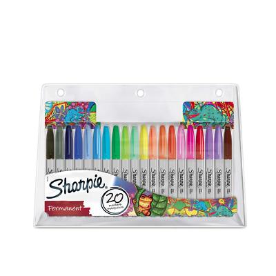 20er Pack Sharpie Permanentmarker mit feiner Spitze farblich sortiert, limitiert