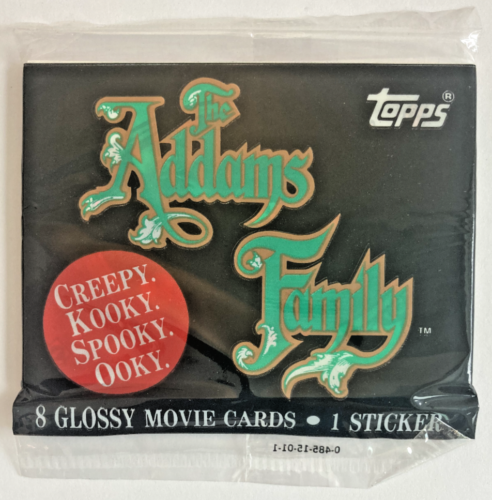 Vintage TOPPS 1991 The Adams Family, Near Mint, Factory Sealed - Picture 1 of 2