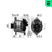 ERA Lichtmaschine Generator 80A 14V FüR Nissan Almera Tino 1.8 1.5 1.6 16V