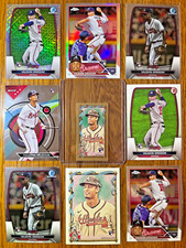 Vaughn Grissom Braves Rookie,Bowman MOJO, Chrome, Topps Finest, Chrome Refractor