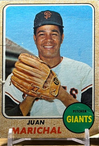 1968 Topps #205 Juan Marichal Giants - Picture 2 of 2