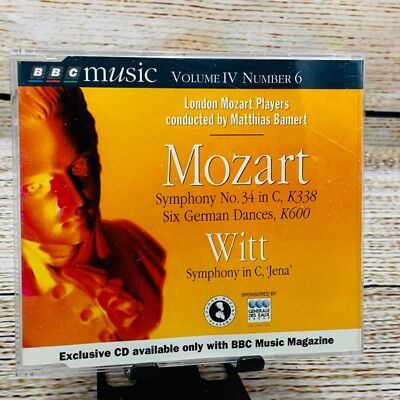 Mozart Symphony No. 34 Six German Dances Witt Symphony [1996 CD] BBC Music
