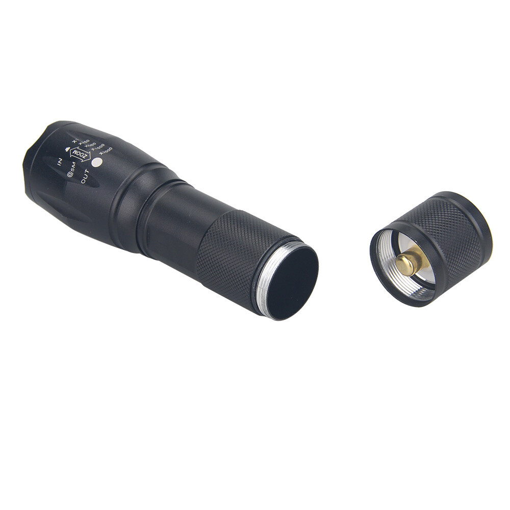 90000 Lumens LED Flashlight Zoomable Tactical Mini Police Camping AAA Torch Lamp - Picture 5 of 12