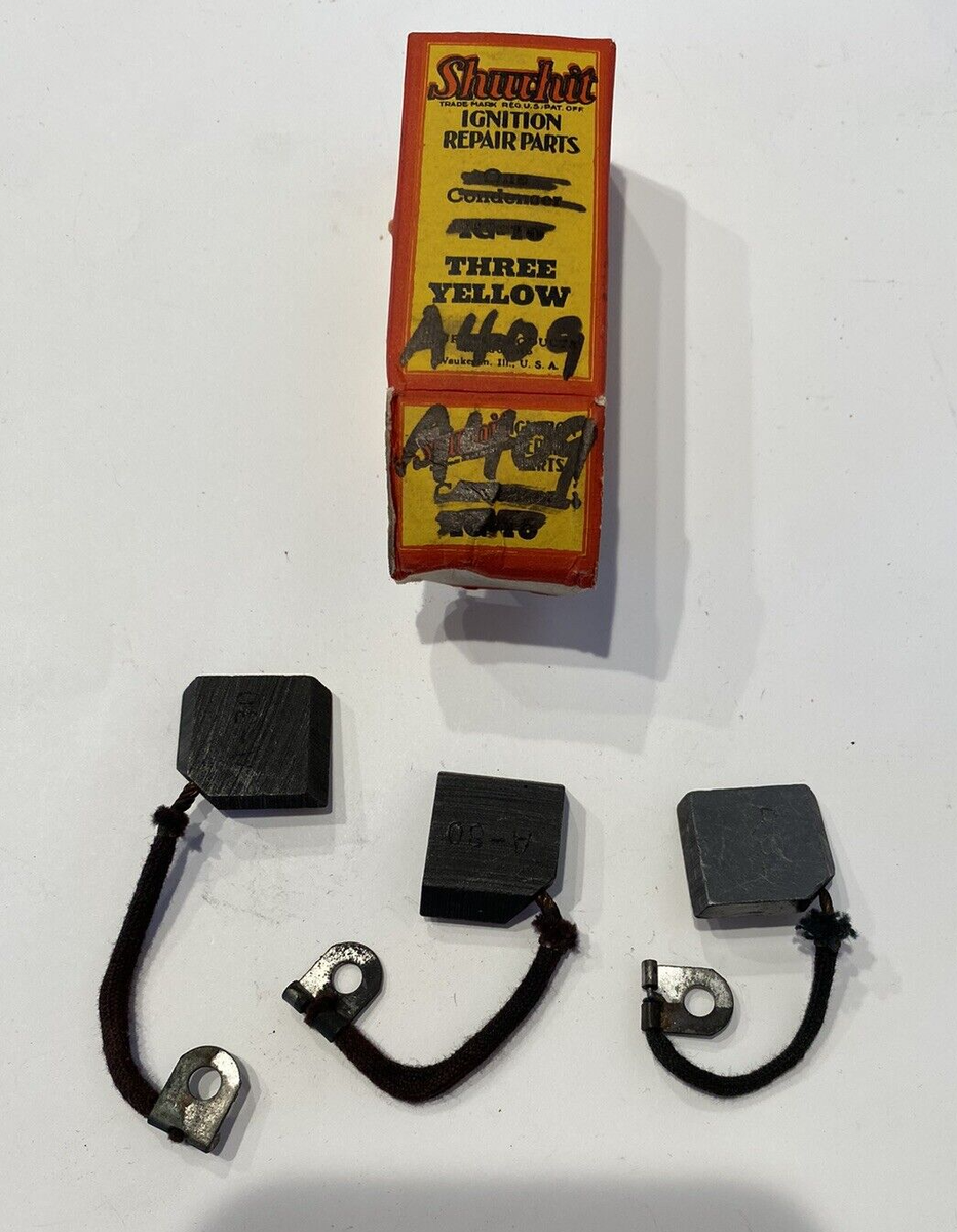 A409 NOS Generator Brush Set 1935-40 Dodge 35-39 Hudson 38-49