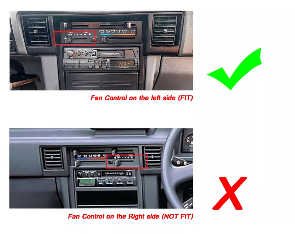 СЕРАЯ ОТДЕЛКА ВЕНТИЛЯЦИОННОЙ ПАНЕЛИ РАДИО ДЛЯ ПИКАПА MITSUBISHI MIGHTY MAX L200 1986–1994 - Изображение 2 из 4