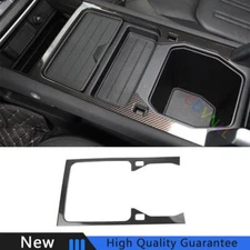For Land Rover Defender 2020-24 Carbon Fiber Car Console Storage Box Frame Trim
