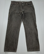 Levi  s 501XX Shrink to Fit Button Fly Men  s Jeans Brown 38x29