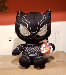 marvel black panther beanie baby