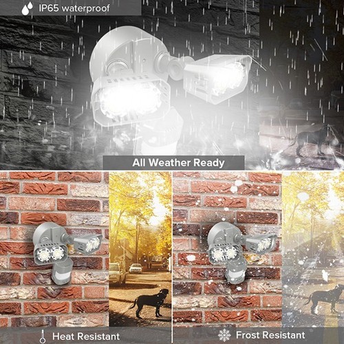 1800LM LED Security Light Outdoor Safety Motion Sensor Wall Mounted