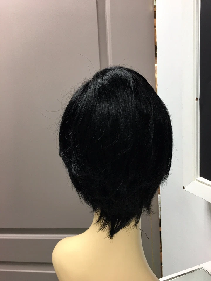 Peluca Pixie Forever Young TWIGGY, Color 1 Negro *OFERTA CERRADA* Foto 4 de 4