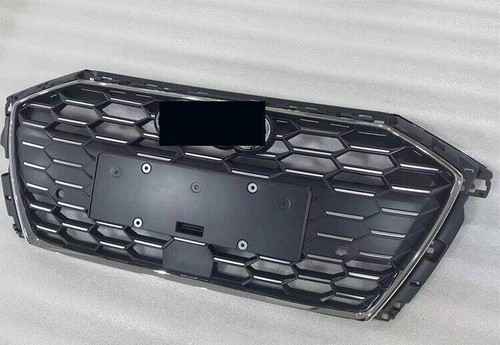 Parachoques delantero rejilla de nido de abeja con orificio ACC para Audi A3 S3 2021-2023 S3 - Imagen 5 de 6
