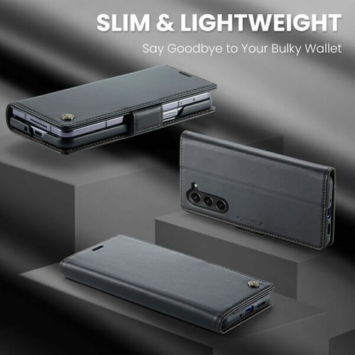 For Samsung Galaxy Z Fold 7 6 5 4 5G Wallet Case Leather Shockproof Flip Cover - Picture 4 of 31