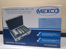 Mexco 7 Piece Dry Diamond Core Drill Set MEXA10DCDKIT37