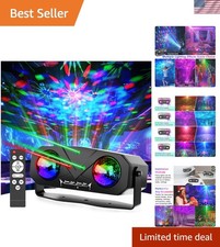 LED Party Disco Ball  Ocean Light Projector with Remote Control Convenience