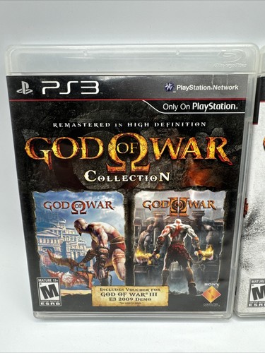 God of War 1 2 & 3 *TESTED* CIB Complete Playstation PS3 - Picture 2 of 13