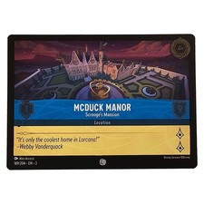 DuckTales Disney Lorcana Card McDuck Manor Scrooge's Mansion 169/204 Foil NM