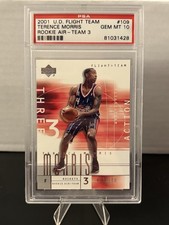 2001 Upper Deck Flight Team /500 Terence Morris (Action) #109 PSA 10 GEM MT