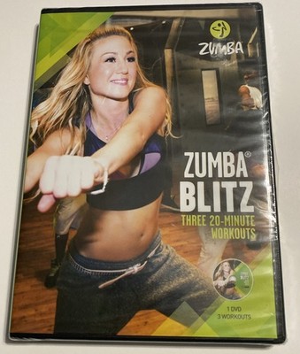 Zumba Blitz Three 20-Minute Workouts  Charge Power Up Bursts Cardio New Sealed