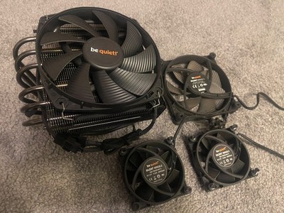 be quiet! CPU-Kühler + Silent Wings 3 120mm High-Speed + 2x Silent Wings 2 80mm