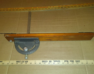 Vintage Shopsmith 10E Push Miter Gauge Table Saw angular vtg