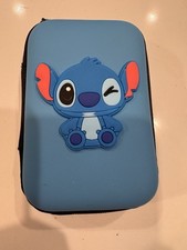 DISNEY STITCH PROTECTOR CASE, HOLDS YOU PHONE CHARGER, HEADPHONES AND MORE