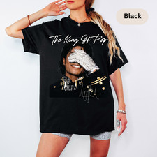 The King of Pop Michael Signature T-shirt, 2026 Tour Jackson Fan Merch Tee