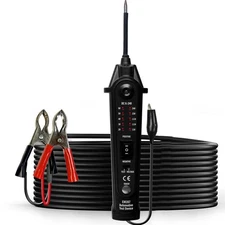 Probador De Circuitos Corriente Electrica DC Voltaje Automotriz 2-24V Con Luz US