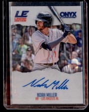 2025 Onyx RIPS Noah Miller AUTO Limited Edition 80/150 LA Dodgers #LEB-NOMI
