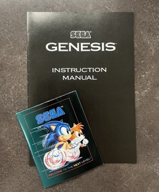 Sega Genesis MK-1631 16-Bit Video Entertainment System Console w/ Box and Manual