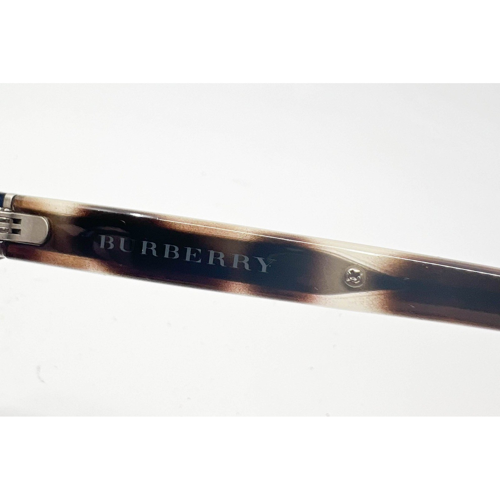 Burberry Eyeglasses Frames Blue Fade Plaid Temple 3599 53-17-145 Women's thumbnail 6