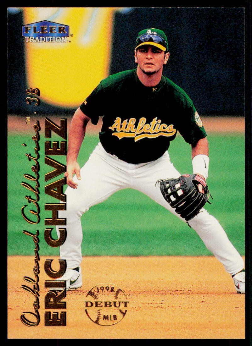 1999 Fleer Tradition #70 Eric Chavez Oakland Athletics Baseball Season