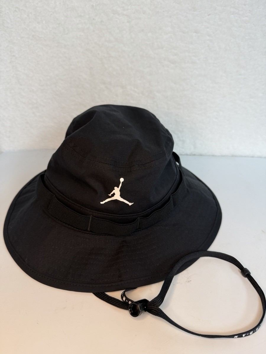 Size M Nike Jordan Apex Bucket Hat Black Adult Unisex HM5753-010 Size M Nike Jordan Apex Bucket Hat Black Adult Unisex HM5753-010