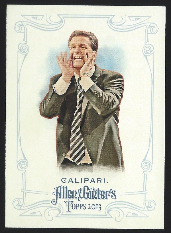2013 Topps Allen Ginter #250 John Calipari Basketball Card - Arkansas Razorbacks